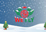convert your logo into a christmas festive design